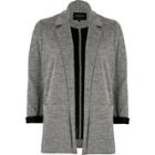River Island Womens Contrast Cuff Jersey Jacket
