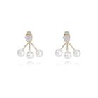 River Island Womens Crystal Front And Back Earrings