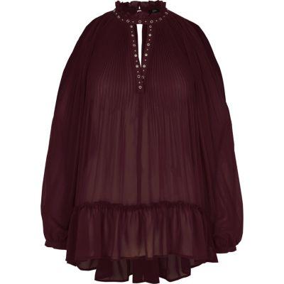 River Island Womens High Neck Victoriana Blouse