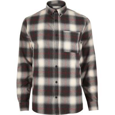 River Island Mens Check Flannel Shirt