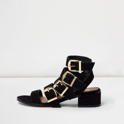 River Island Womens Multi Buckle Strap Sandal