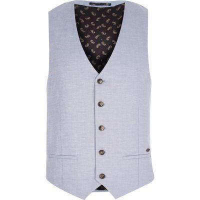 River Island Mens Paisley Lined Vest