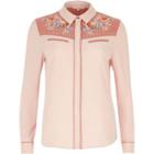 River Island Womens Embroidered Western Shirt