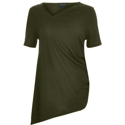 River Island Womens Drawstring Asymmetric Top