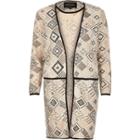 River Island Womens Lace Overlay Collarless Jacket