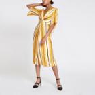 River Island Womens Stripe Twist Front Maxi Dress