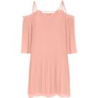 River Island Womens Chiffon Cold Shoulder Swing Dress