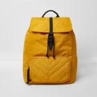 River Island Mens Yellow Backpack