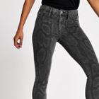 River Island Womens Petite Molly Printed Skinny Jeggings