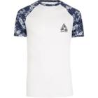 River Island Mens Big And Tall White And Raglan T-shirt