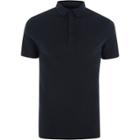 River Island Mens Essential Ribbed Muscle Fit Polo Shirt