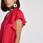 River Island Womens V Neck Loose Fit Blouse
