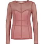 River Island Womens Mesh Corset Seam Top