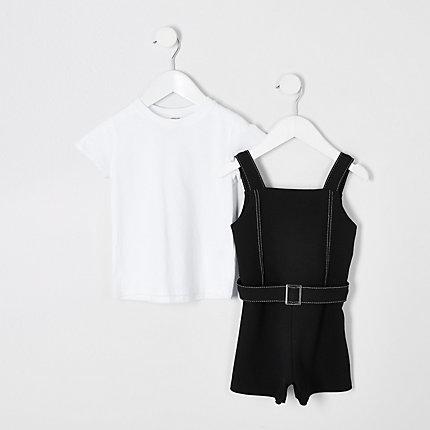 River Island Mini Girls 2 In 1 Romper