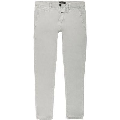 River Island Mensdark Super Skinny Chino Trousers