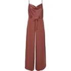 River Island Womens Petite Cowl Neck Cami Jumpsuit