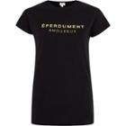 River Island Womens 'eperdument' Foil Print Fitted T-shirt