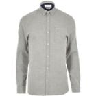 River Island Mens Stretch Casual Muscle Fit Shirt
