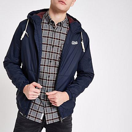River Island Mens Jack And Jones Hooded Parka Jacket