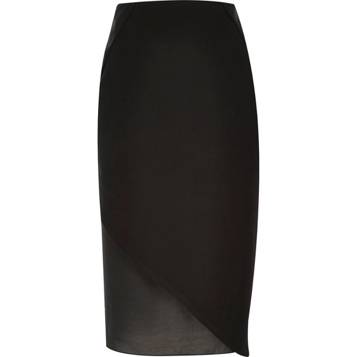 River Island Womens Chiffon Hem Skirt