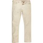 River Island Mens White Dylan Slim Fit Jeans