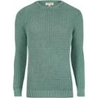River Island Menslight Textured Knit Slim Fit Sweater