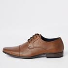 River Island Mens Embossed Lace-up Derby Shoes