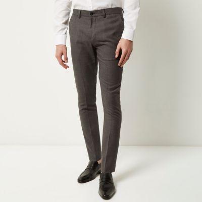 River Island Mens Textured Pants