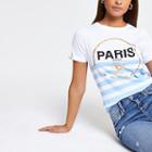 River Island Womens Stripe 'paris' T-shirt