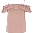 River Island Womens Structured Ruffle Cami Top
