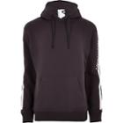 River Island Mens Arcminute Tape Long Sleeve Hoodie