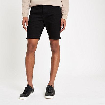 River Island Mens Slim Fit Denim Shorts