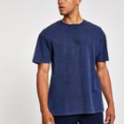 River Island Mens Wash 'svnth' Embroidered T-shirt