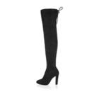 River Island Womens Wide Fit Over The Knee Heel Boots