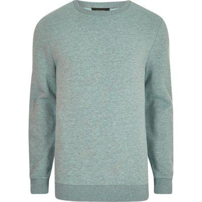 River Island Mens Marl Crew Neck Sweatshirt