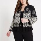 River Island Womens Plus Tassel Hem Trophy Jacket