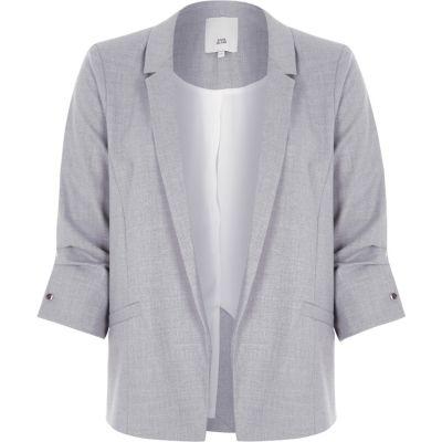 River Island Womens Marl Bar Cuff Blazer