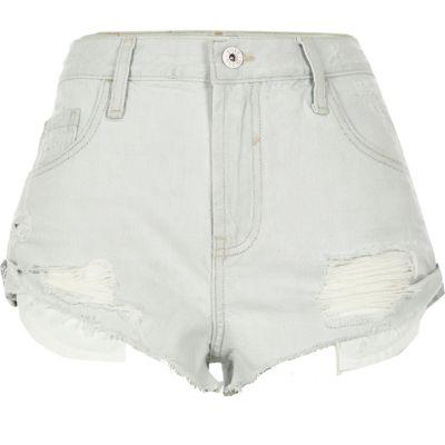 River Island Womens Ripped Hot Pants