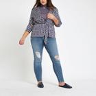River Island Womens Plus Alannah Wash Skinny Jeans