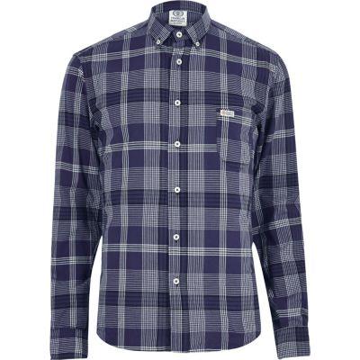 River Island Mensblue Franklin & Marshall Check Shirt