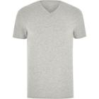 River Island Mens Muscle Fit V Neck T-shirt