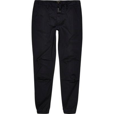 River Island Mens Tapered Cotton Joggers