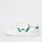 River Island Mens Lacoste White Sideline Canvas Trainers