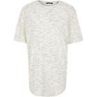 River Island Mens Only And Sons Big And Tall White Print T-shirt