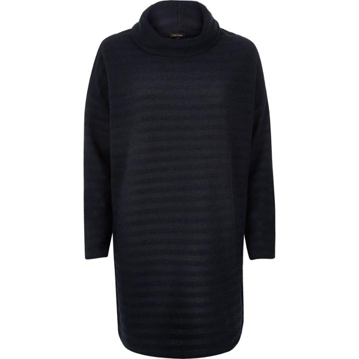 River Island Womens Ovoid Cowl Neck Jumper Dress