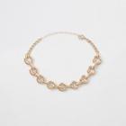 River Island Womens Gold Tone Chunky Chain Choker