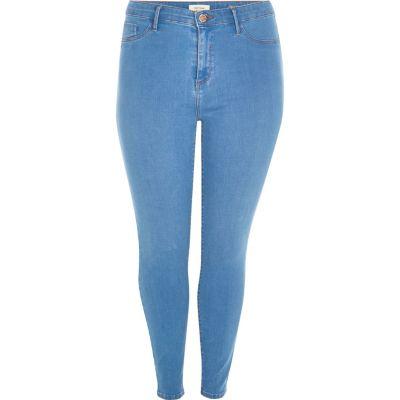 River Island Womens Plus Bright Molly Skinny Jeans