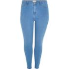 River Island Womens Plus Bright Molly Skinny Jeans