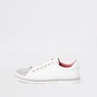 River Island Womens White Heat Seal Lace-up Sneaker