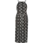River Island Womens Printed Strappy Cropped Jumpsuit